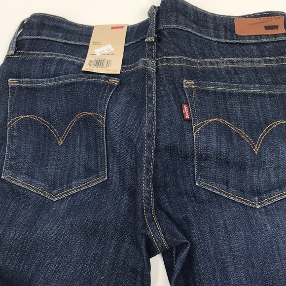 Levi’s Demi curve modern rise straight dark wash size 25 - Picture 2 of 6